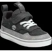 Timberland Stone Jump Low Hook & Loop Sneaker Dark Grey Canvas - Grey - 26