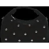 Núnoo Dandy Rivet Suede Black - Black - ONE SIZE