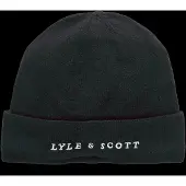 Lyle & Scott Script Beanie - Navy - ONE SIZE