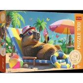 Trefl Pappussel 100 Bitar Capybara Relaxed - Multi/patterned - ONE SIZE
