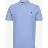 U.S. POLO ASSN. Paita 'UMALFRED' vaaleansininen / musta