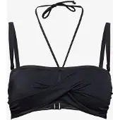 WiKi Bandeau Bikini Top - Black - C x 70
