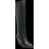 Tommy Hilfiger Th T-Strap Lthr Pointy Long Boot - Black - 37
