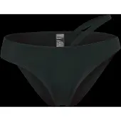 Monki Strappy High Waist Bikini Bottom - Black - L
