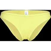 Monki High Cut Seersucker Bikini Bottom - Yellow - XXS
