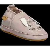 Mikk-Line Leather Slipper - 3D - Pink - 12/18M