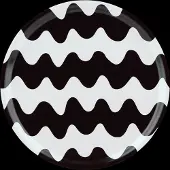 Marimekko Lokki Plate 20Cm - Black - Ø 20 CM