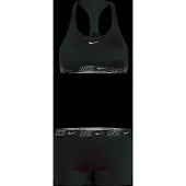 Nike SWIM Logo Tape Racerback Short Set - Black - 120-130