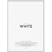 Poster & Frame Wooden Frame - 70X100 - White - A4