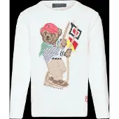 Ralph Lauren Polo Bear Cotton Sweater - Cream - 117-123