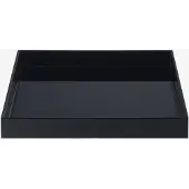 Mojoo Lux Lacquer Tray - Black - 30X30X3.5CM