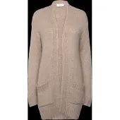 Rosemunde Rwtulip Wool Blend Long Knit Cardig - Beige - M