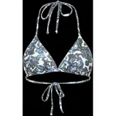 Rosemunde Triangle Bikini Top - Blue - XL