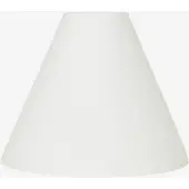 Broste Copenhagen Lampeskærm 'Gine' - White - Ø27CM