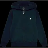Ralph Lauren Double-Knit Full-Zip Hoodie - Navy - 124-131