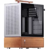 Jonsbo T7 -micro-ATX-kotelo ikkunalla, hopea