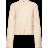 Y.A.S Yasemilie Ls Knit Cardigan - Cream - S
