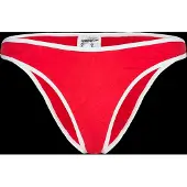 Speedo Texture Scoop Bikini Bottom - Red - S