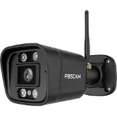 Foscam V8P Bullet Outdoor WiFi Kamera Schwarz (V8P Schwarz)