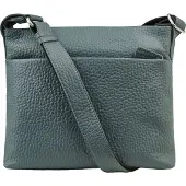 VOi Hirsch Bristol Crossbody-laukku Nahka 28 cm Vihreä