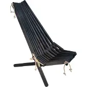 EcoFurn Ecochair lepotuoli Al Musta Öljytty