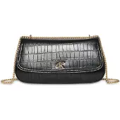 Calvin Klein CK Croc Olkalaukku 30 cm Musta