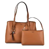 GUESS Melody 2 In 1 Tote - Brown - ONE SIZE