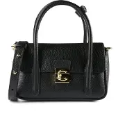 Coccinelle C-Me Lock Käsilaukku Nahka 19 cm Musta