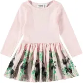 Molo Candi Long-Sleeved Dress Cuteness 92 cm Vaaleanpunainen 92 cm Tytöt