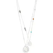 Pilgrim Here Necklace Silver-Plated - Silver - ONE SIZE