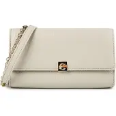 Coccinelle Pansy Kytkinlompakko Nahka 20 cm Beige