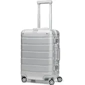 Redolz Pro Aluminium 4-pyöräinen Käsimatkatavara S 55 cm Hopeanvärinen