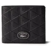 Lacoste Nomogramme Lompakko Nahka 11.5 cm Musta