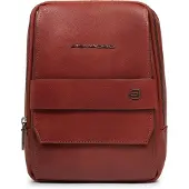 Piquadro Solm Crossbody-laukku Nahka 25 cm Ruskea