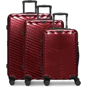 Redolz Essentials 18 4-pyöräinen Matkalaukkusetti 3-osainen Laajennettava Punainen