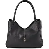 BOSS Reah Olkalaukku Nahka 38 cm Musta