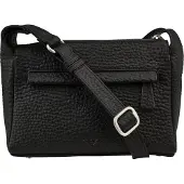 VOi Hirsch Bine Crossbody-laukku Nahka 22 cm Musta