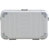 Aleon Fortis Kytkinlompakko 21 cm Hopeanvärinen