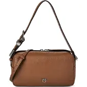 Pinko Bauletto Olkalaukku Nahka 25 cm Ruskea