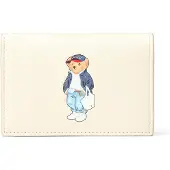 Ralph Lauren Bear Korttikotelo Nahka 10 cm Valkoinen