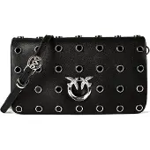 Pinko Love Click Iltalaukku Nahka 20 cm Musta