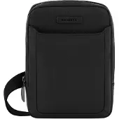 Piquadro Modus Crossbody-laukku Nahka 17 cm Musta