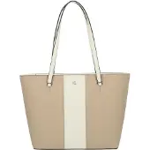 Ralph Lauren Karly Olkalaukku Nahka 33 cm Beige