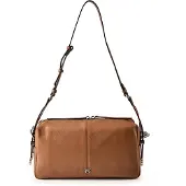 Pinko 24 Classic Olkalaukku Nahka 34 cm Ruskea
