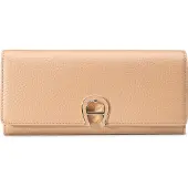 Etienne aigner Fashion Lompakko RFID-suoja Nahka 20 cm Beige