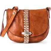 Campomaggi Linda Crossbody-laukku Nahka 22 cm Ruskea