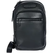 Porsche Design Roadster Crossbody-laukku S Nahka 18 cm Musta