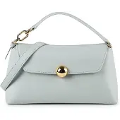 Furla Sfera Soft Käsilaukku Nahka 24 cm Harmaa