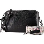 PICARD Texel Crossbody-laukku Nahka 22 cm Musta