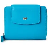 Braun Büffel Joy Lompakko RFID-suoja Nahka 12 cm Sininen